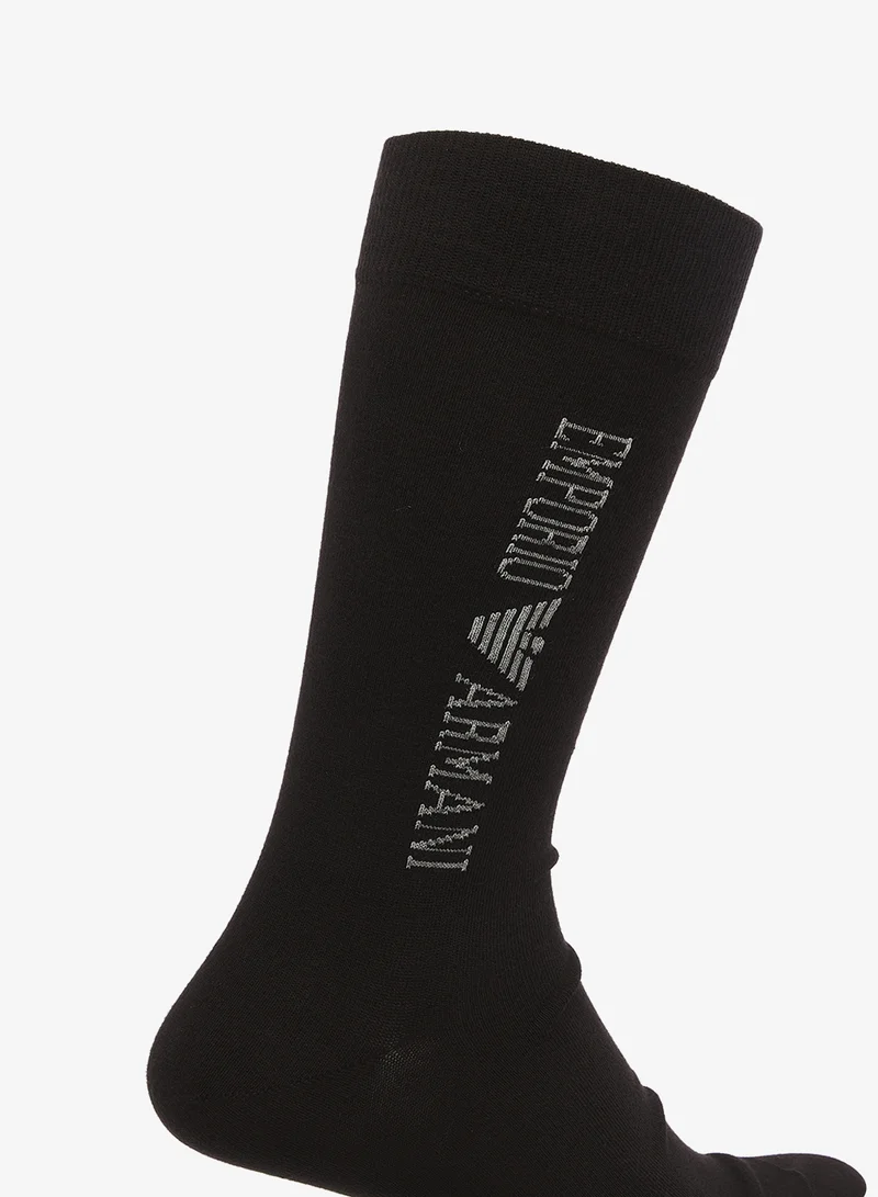 EMPORIO ARMANI  3 Pack Of Logo Crew Socks for Men | Best Price UAE